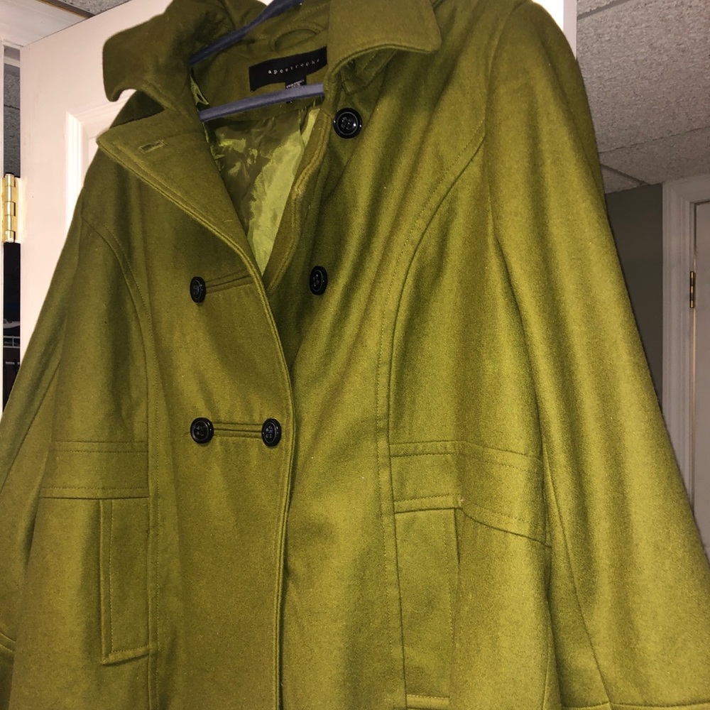 Apostrophe Green Jacket with Hood